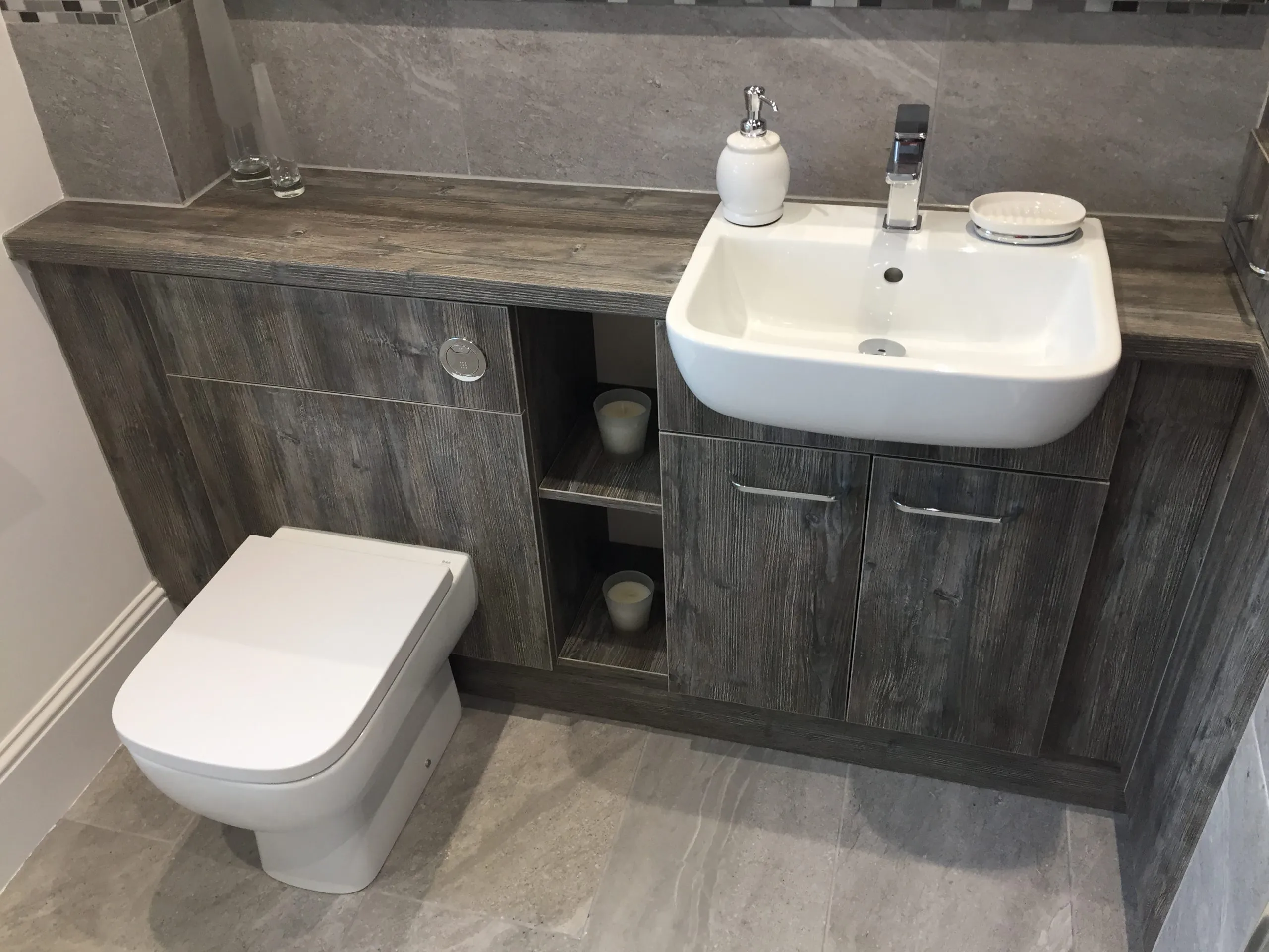Family bathroom installation by DH1 Bathrooms in Durham — project 3
